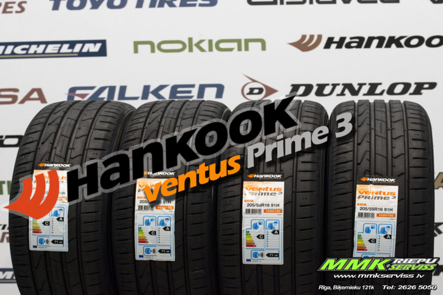 Hankook Ventus Prime 3 vasaras riepas jau noliktavā