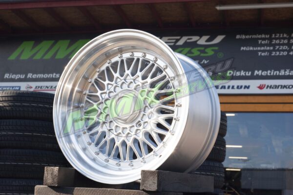 BBS RS Style Replika R15 4X100 un 4x114 (Silver)