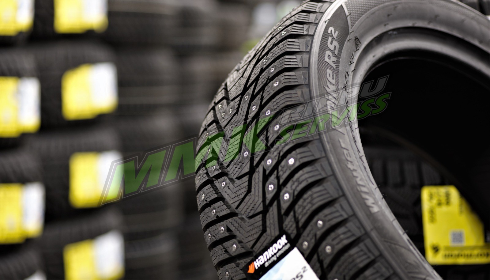255/40R19 Hankook I'Pike RS2 W429 100T XL Ar radzēm - Ziemas riepas / Ziemas ar radzēm riepas