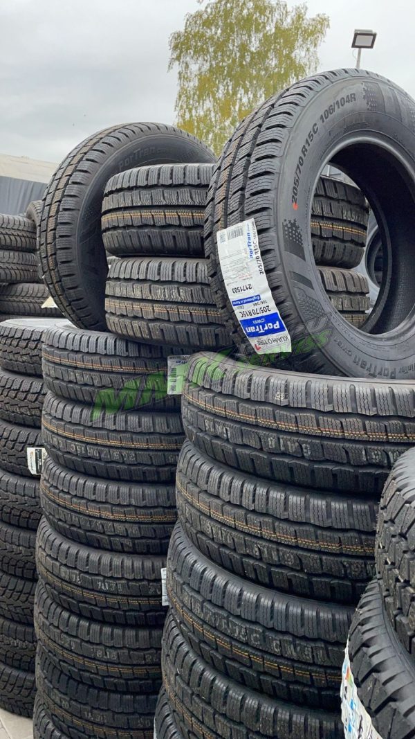 195/70R15C Kumho Winter Portran CW51104/102R dot - Vissezonas riepas / Ziemas riepas