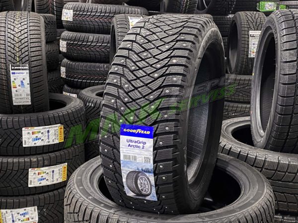 205/55R16 Goodyear UltraGrip Arctic 2 94T XL ar radzēm - Ziemas riepas / Ziemas ar radzēm riepas