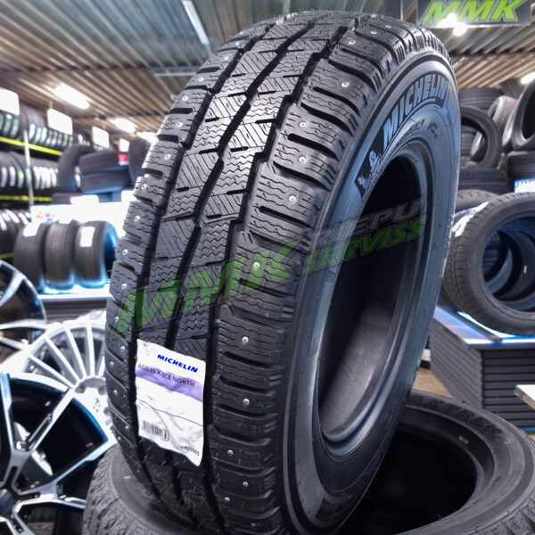 195/70R15C Michelin Agilis X-Ice North 104/102R ar radzēm - Ziemas riepas / Ziemas ar radzēm riepas