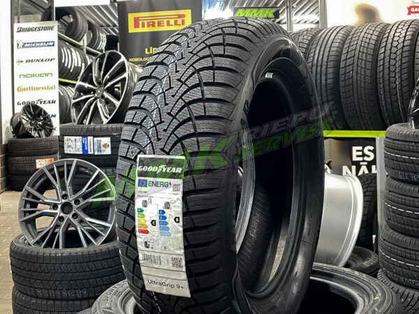 195/65R15 Goodyear UltraGrip 9+ 91T - Vissezonas riepas / Ziemas riepas