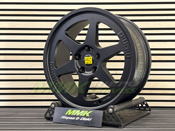 R18x18 5x114.3 ET40 Momo Heritage 6 Matt Blac CB72.3 60° 700 kg - Aluminija A riepas