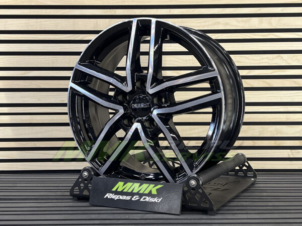 R16X6.5 5X108 ET 48  Dezent TR dark Black/polished - Aluminija A riepas