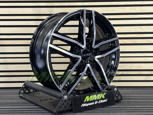 R16X6.5 5X108 ET 48  Dezent TR dark Black/polished - Aluminija A riepas