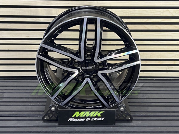 R16X6.5 5X108 ET 48  Dezent TR dark Black/polished - Aluminija A riepas