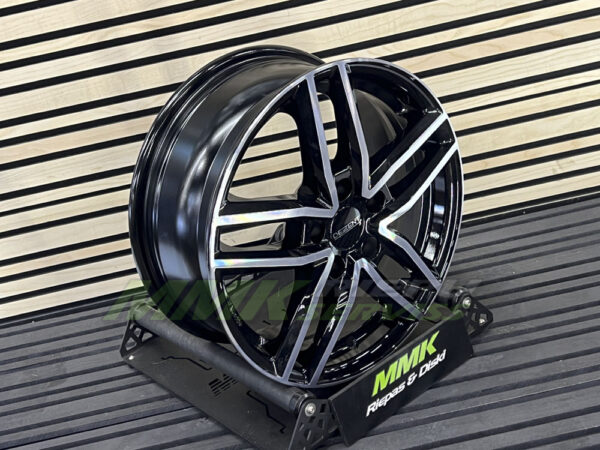R16X6.5 5X108 ET 48  Dezent TR dark Black/polished - Aluminija A riepas