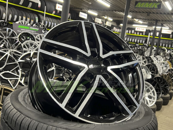 R16X6.5 5X108 ET 48  Dezent TR dark Black/polished - Aluminija A riepas