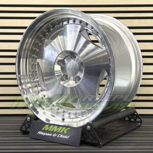 R16x9 4X100 ET 20 73.1 HX029 MSPL (Polished Silver+Polished Lip) - Aluminija A riepas