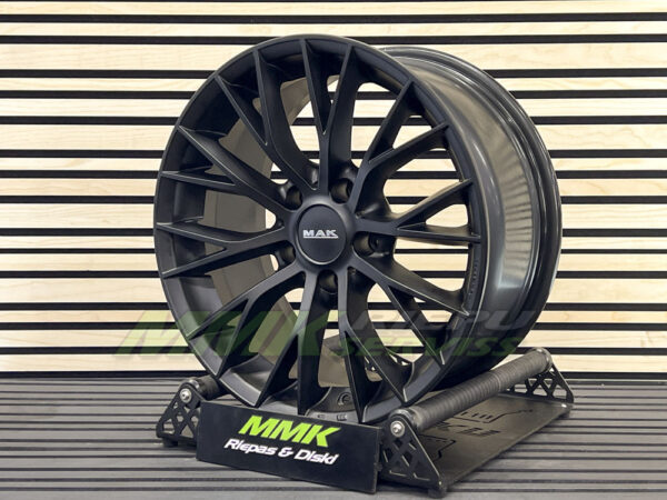 R17X8 5X120 ET 20 74.1 mak munchen MATT BLACK - Aluminija A riepas