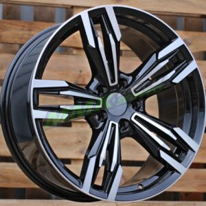 R17x8 5X120 ET 34 72.6 BY983 (BK5730) MB (Black Polished) BMW - Aluminija A riepas