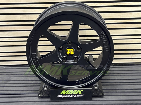 R18x18 5x114.3 ET40 Momo Heritage 6 Matt Blac CB72.3 60° 700 kg - Aluminija A riepas