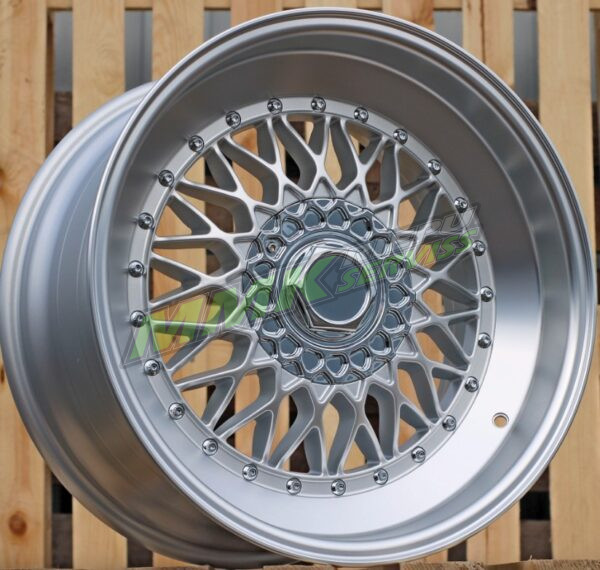 R18X8.5 10X112/120 ET 28 74.1 BBS 357 MS+PL (Matt Silver+ Polished) BBS - Aluminija A riepas