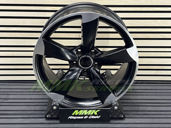 R18x8.5 5X112 ET 45 66.5 BK217 (BY939) MBHM (Black Polished Half Matt) - Aluminija A riepas