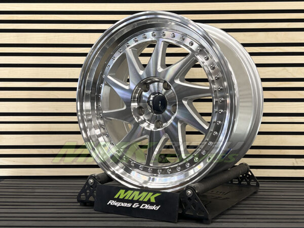 R18x8.5 5X120 ET 25 74.1 XFA39 MS (Polished Silver) - Aluminija A riepas