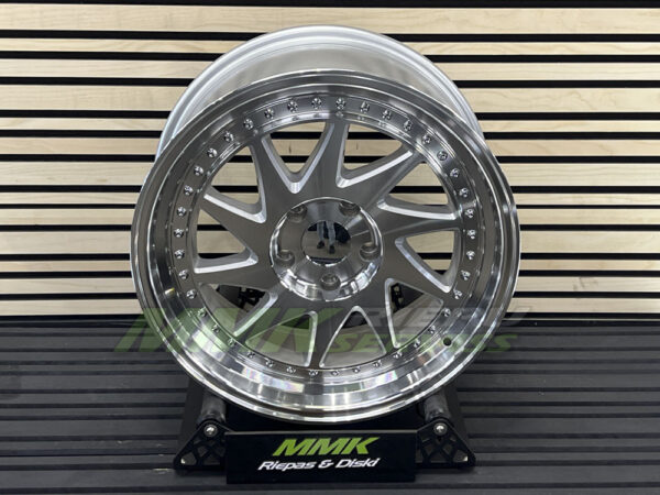 R18x8.5 5X120 ET 25 74.1 XFA39 MS (Polished Silver) - Aluminija A riepas