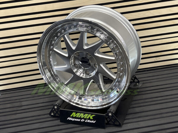 R18x8.5 5X120 ET 25 74.1 XFA39 MS (Polished Silver) - Aluminija A riepas