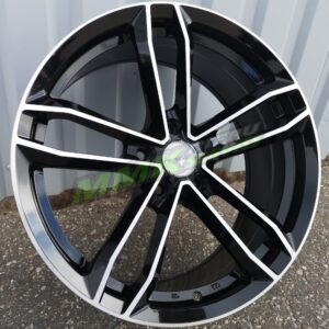 R18X8 5X100 ET40 73.1 PDW Goloss Black - Aluminija A riepas