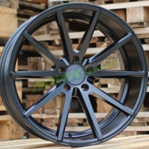 R18x8 5X108 ET 40 67.1 HX014 BLHM (Black Half Matt) - Aluminija A riepas