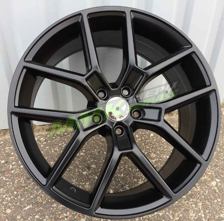 R18x8 5X108 ET 45 67.1 D3026 BLHM (Black Half Matt) VOLVO - Aluminija A riepas