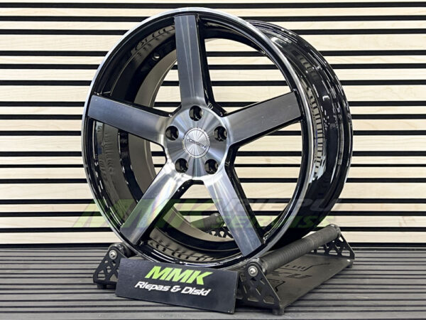 R18x8 5X112 ET 40 66.5 A5173 MB (MATT BLACK+POLISHED) - Aluminija A riepas