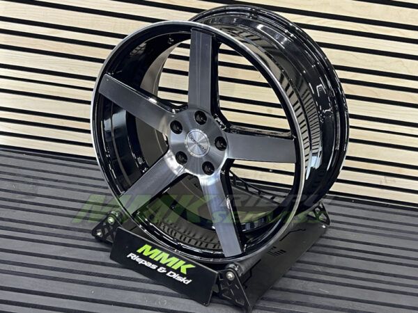 R18x8 5X112 ET 40 66.5 A5173 MB (MATT BLACK+POLISHED) - Aluminija A riepas