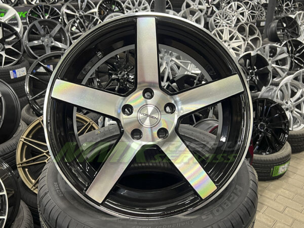 R18x8 5X112 ET 40 66.5 A5173 MB (MATT BLACK+POLISHED) - Aluminija A riepas