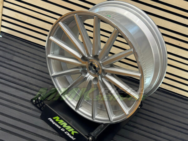 R18x8 5X112 ET 40 66.5 I1129 (IN1129/FR999) MS (Polished Silver) RACIN - Aluminija A riepas