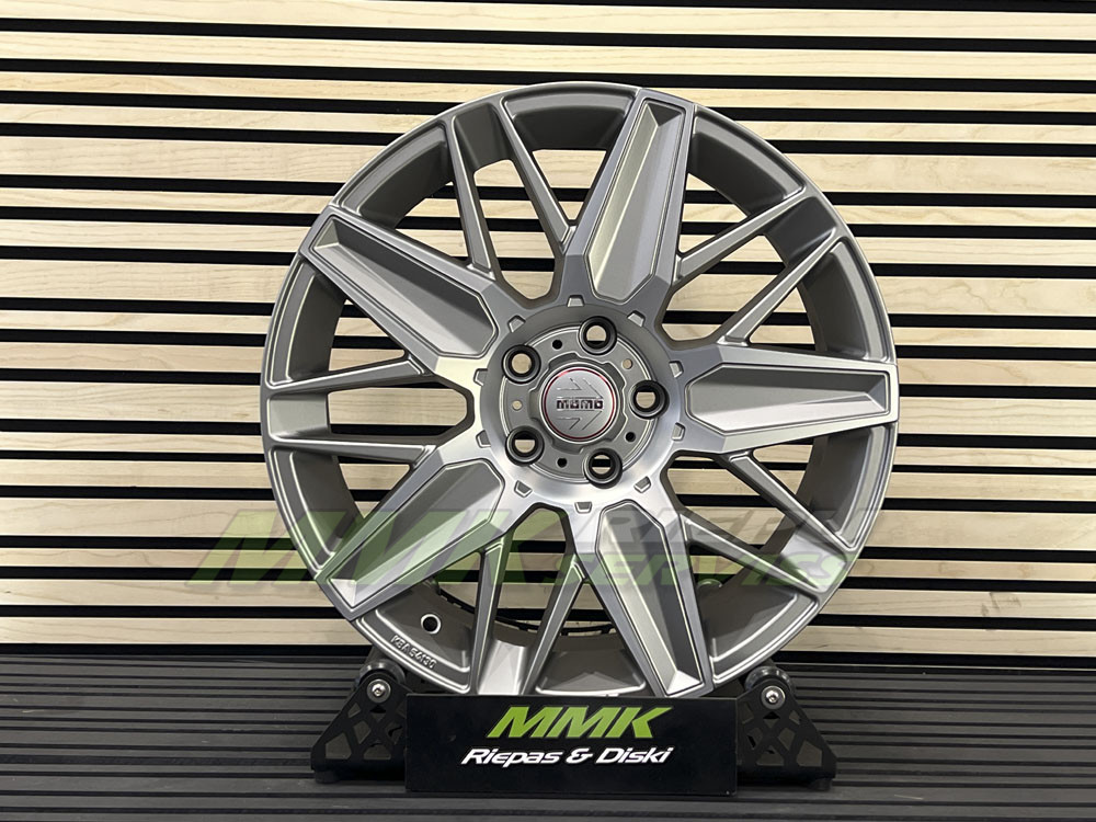 R18X8 5X112 ET42 72.3 MOMO evoluzione Silver+Polished • MMK Riepas