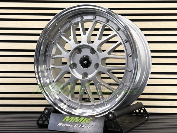 R18x8 5X120 ET 35 72.6 A1025 SSPL (Silver Shining+Polished Lip) - Aluminija A riepas