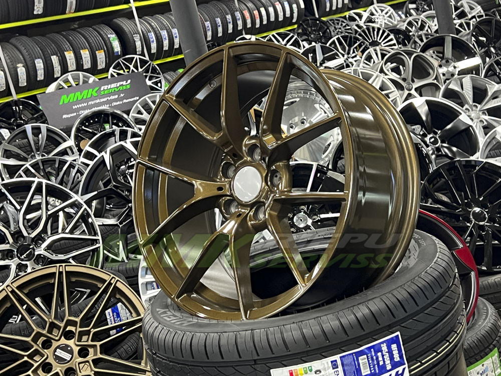 R18X8 5X120 ET35 72.6 HE761 IN5342 YY (Bronze) - Aluminija A riepas