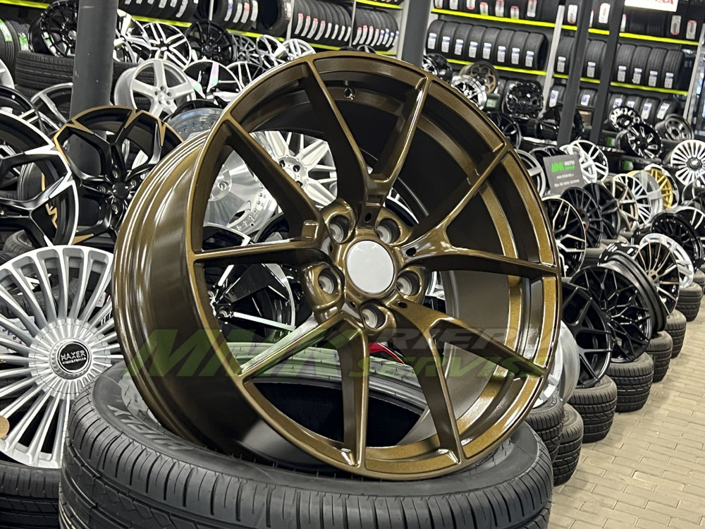R18X8 5X120 ET35 72.6 HE761 IN5342 YY (Bronze) - Aluminija A riepas