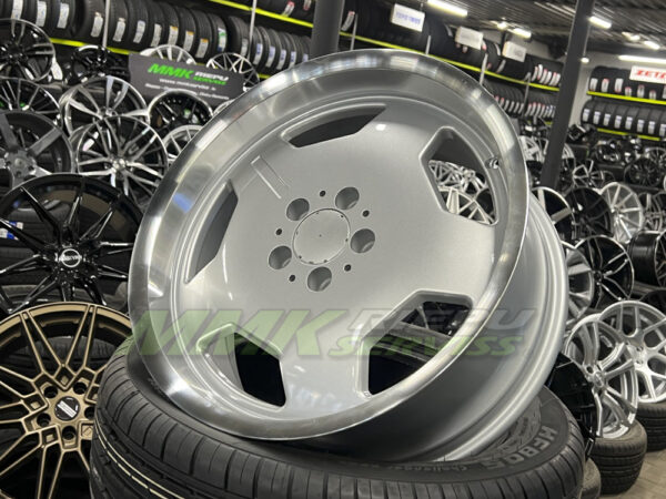 R18x9 5X112 ET 30 66.6 I5270 SP (Silver+Polished Lip) - Aluminija A riepas