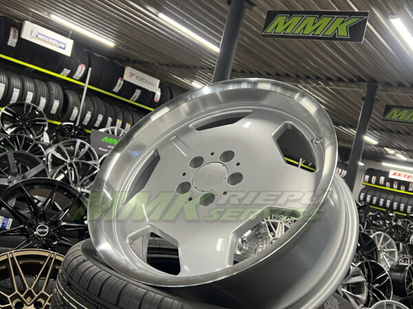 R18x9 5X112 ET 30 66.6 I5270 SP (Silver+Polished Lip) - Aluminija A riepas