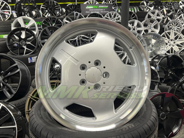 R18x9 5X112 ET 30 66.6 I5270 SP (Silver+Polished Lip) - Aluminija A riepas