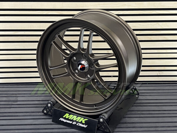 R18X9 5X120 ET 35 72.6 Japan racing JR7 BRONZA - Aluminija A riepas