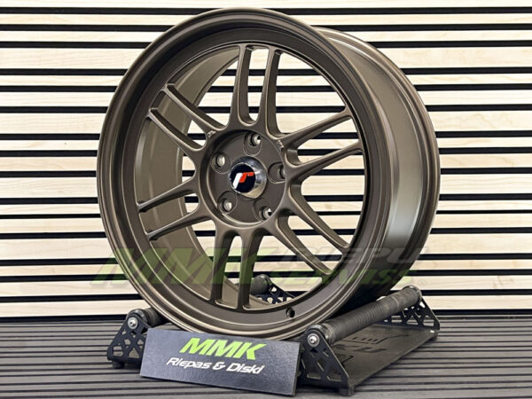 R18X9 5X120 ET 35 72.6 Japan racing JR7 BRONZA - Aluminija A riepas