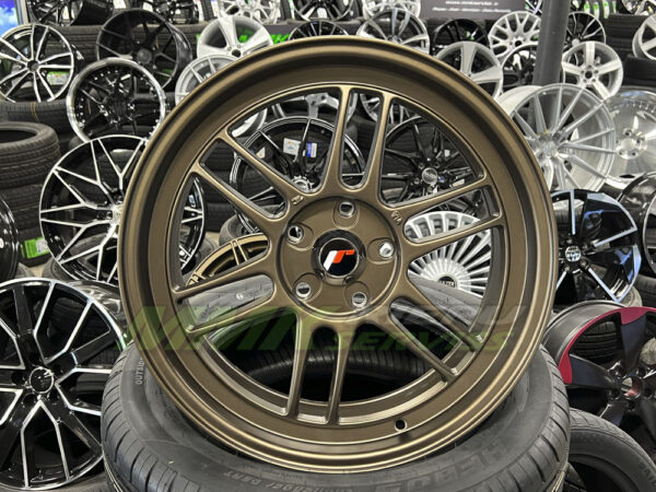 R18X9 5X120 ET 35 72.6 Japan racing JR7 BRONZA - Aluminija A riepas