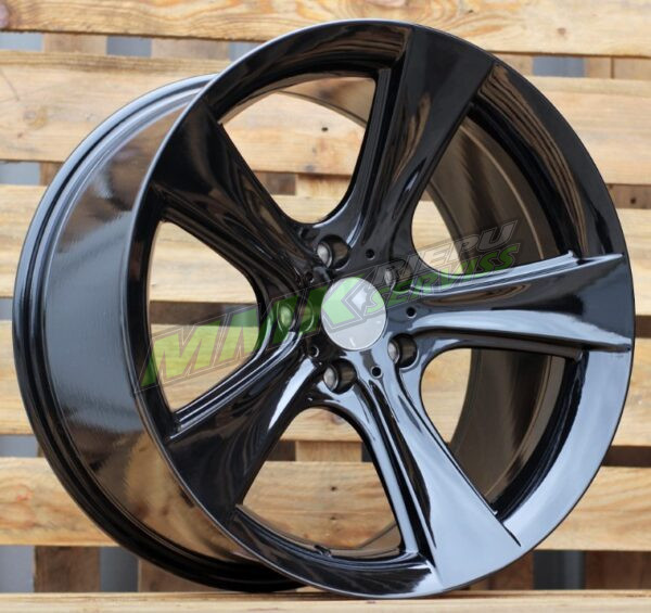 R19x10 5X120 ET 15 74.1 BK086 (XF720) BL (Black) BMW - Aluminija A riepas