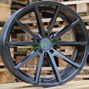 R19x8.5 5X112 ET 28 66.5 HX014 BLHM (Black Half Matt) - Aluminija A riepas