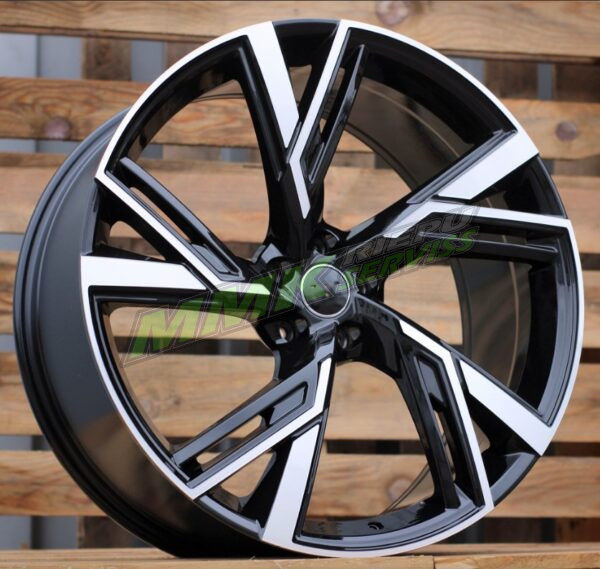 R19x8.5 5X112 ET 30 66.5 B1571 MB (Black Polished) AUD - Aluminija A riepas