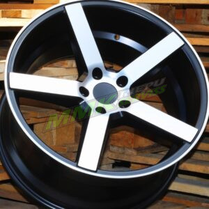 R19x8.5 5X112 ET 35 66.5 BY972 MBHM (Black Polished Half Matt) - Aluminija A riepas