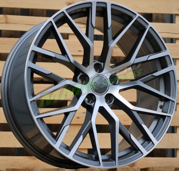 R19x8.5 5X112 ET 39 66.5 XFE30 (BY1373) MG (Grey Polished) - Aluminija A riepas