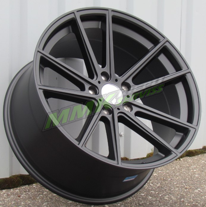 R19x8.5 5X120 ET 35 72.6 XFE45 BLHM (Black Half Matt) RACIN - Aluminija A riepas