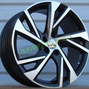 R19x8 5X108 ET 45 63.3 FE183 MB (Black Polished) VOLVO - Aluminija A riepas