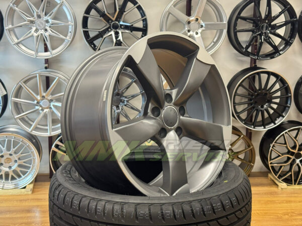 R19x8 5X112 ET 30 66.5 BK217 (IN5069) MGHM (Grey Polished Half Matt) AUD - Aluminija A riepas