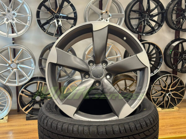 R19x8 5X112 ET 30 66.5 BK217 (IN5069) MGHM (Grey Polished Half Matt) AUD - Aluminija A riepas