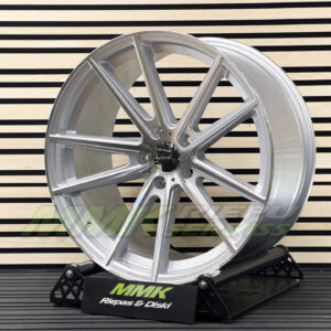 R19x9.5 5X112 ET 38 66.6 XFE45 MS (Polished Silver) JR21 - Aluminija A riepas