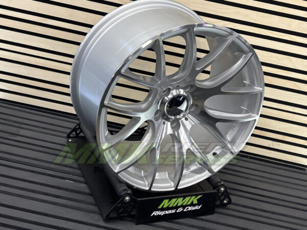 R19X9.5 5X120 ET38 72.6 BK663 MS (Polished Silver) - Aluminija A riepas